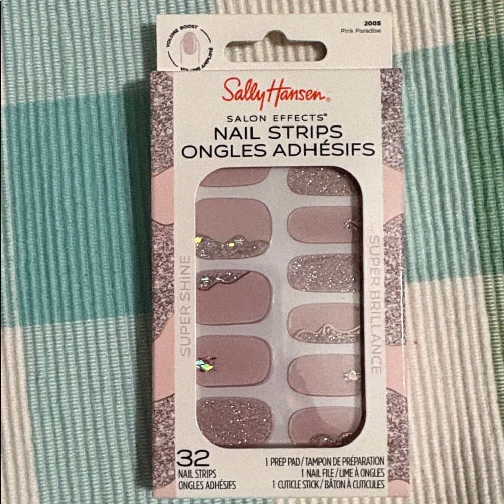 Sally Hansen Glitter Nail Strips - Pink Paradise